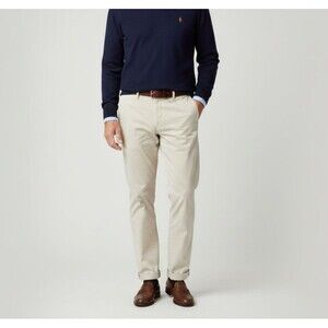Polo Ralph Lauren Neutral Classic Fit Khakis Chinos Casual Pants Men's 35